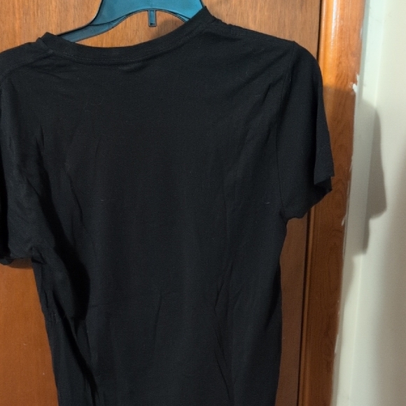 Black Graphic T-Shirt with Retro Design - Picture 3 of 3